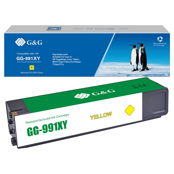 Cartridge G&G 991X  HP PageWide Managed, (16 000.),  ( X4D16AC,M0K25XC,M0J98AE)