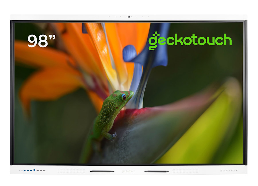   Geckotouch Interactive 98SL, 98 UHD, 20 , 8/128 , Android 11, camera, mic, OPS, WiFi, Bluetooth